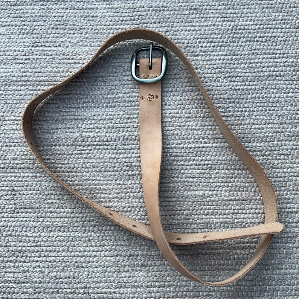 COPY - IDA + MOON desert minimalist leather belt
